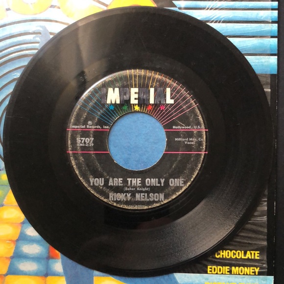 ***Free*** Ricky Nelson Milk Cow Blues/You Are The Only One Vinyl 45 Record '60 - Picture 4 of 5